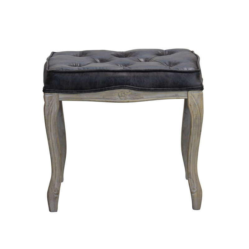 Luz Solid Wood Accent Stool