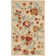 Emrick Blossom Hand Hooked Wool/Cotton/Latex Floral Rug in Beige