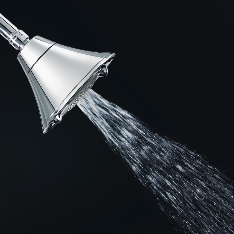 Pomme de douche multi-fonctions à réglage de l’eau Flowise, Chrome