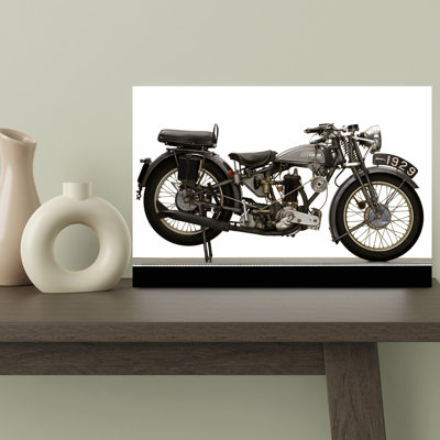 1929 Standard 600Cc Type 600S Motorcycle Classic Abstract Landscape Nature Wall Art