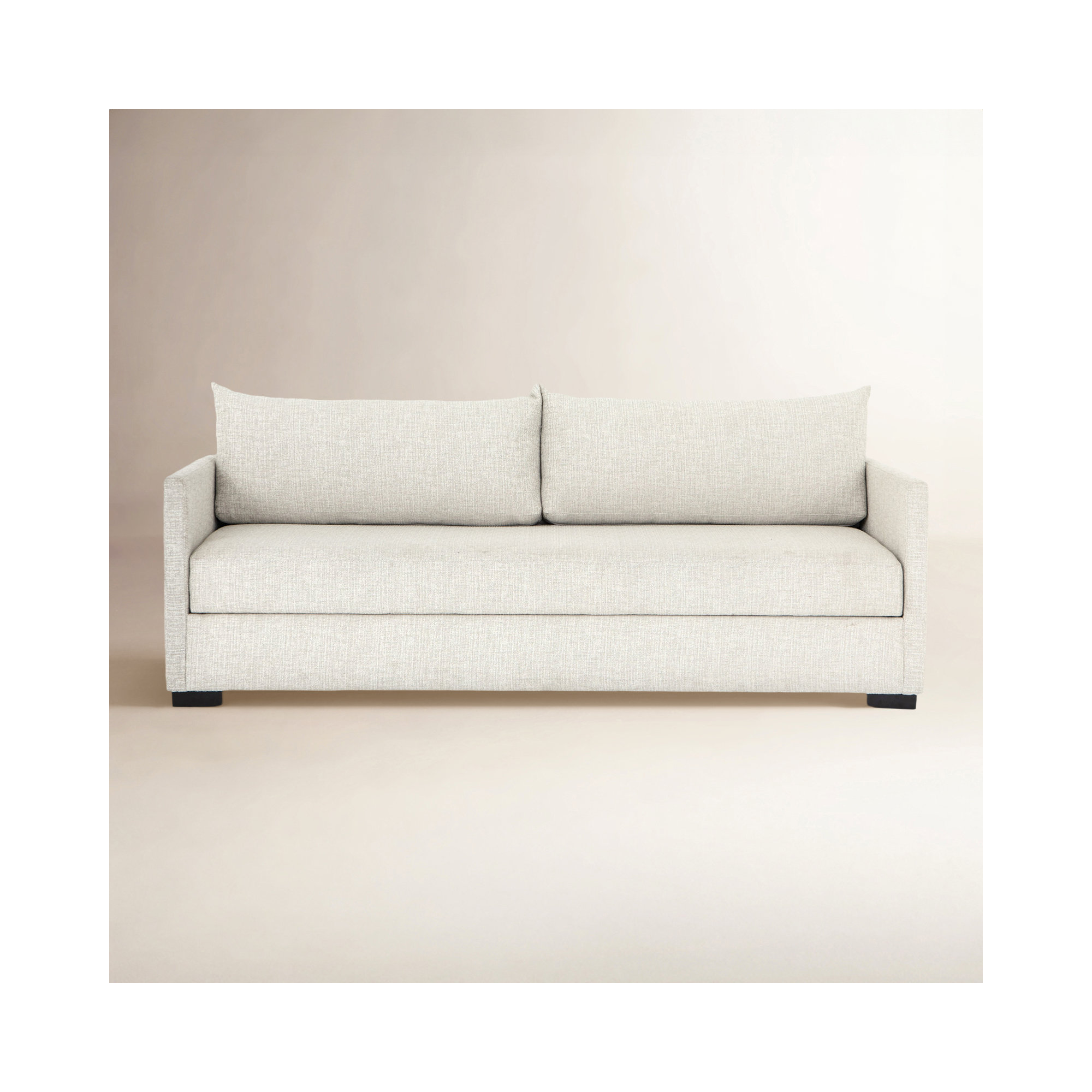 Cascade 86'' Upholstered, 34" H x 86" W x 42" D, Alameda Snow