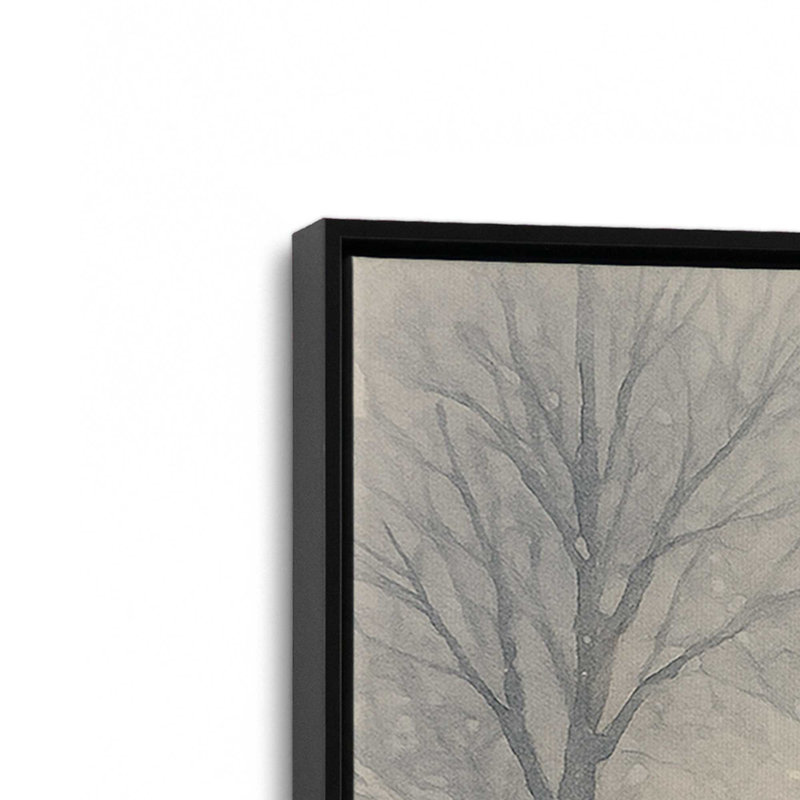 Silent Nightfall Canvas Art Print, 18.75" H x 12.75" W, Satin Black