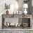 Rectangular Console Table With Drawers - Gray Wash Entryway Decor Build And Functional Appeal-97137751