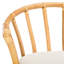 Chaise avec accoudoirs rembourrée en coton Ferryhill-800058219