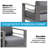 Premium All-Weather Aluminum Patio Loveseat with Plush Cushions-2096532576