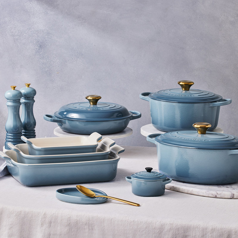 Le Creuset Stoneware Oval Spoon Rest, Chambray