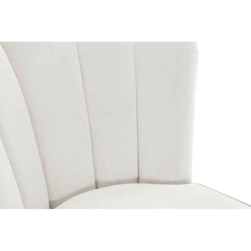 Tabouret de bar 30,5 po Sonette, Velours crème