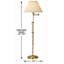 Lampe sur pied 47-63 po avec bras pivotant-204634514-204634517