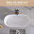 47'' Freestanding Soaking Solid Surface Bathtub In White