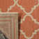 Ferrill Rust/Cream Area Rug
