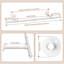93.5cm Wall Mounted Clothes Rack-1037062999
