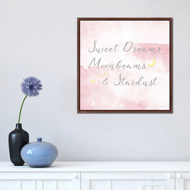 Sweet Dreams by Bluebird Barn - Print on Canvas, 45.72 cm H x 45.72 cm W, Brown Floater Frame