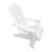 Outdoor Or Indoor Wood Children Adirondack Chair,White