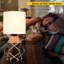 Ensemble de 2 lampes de table Boho