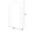Tonnelle en fer l 55,1 po x P 15 po-94890390