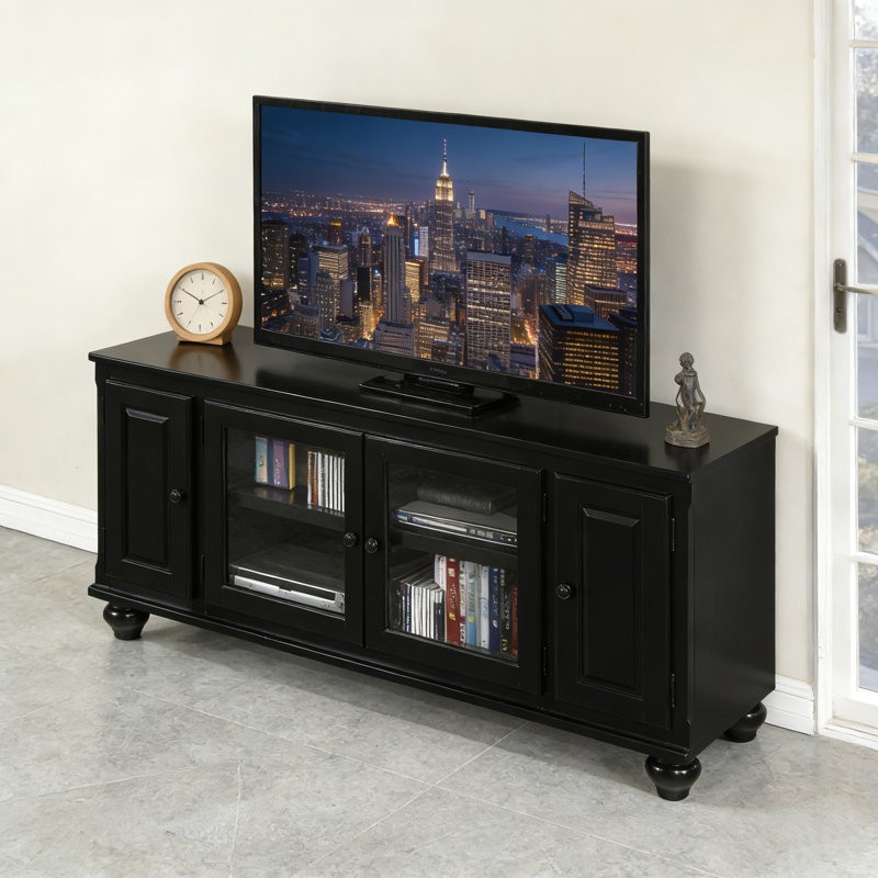 Meuble télé à finition noire