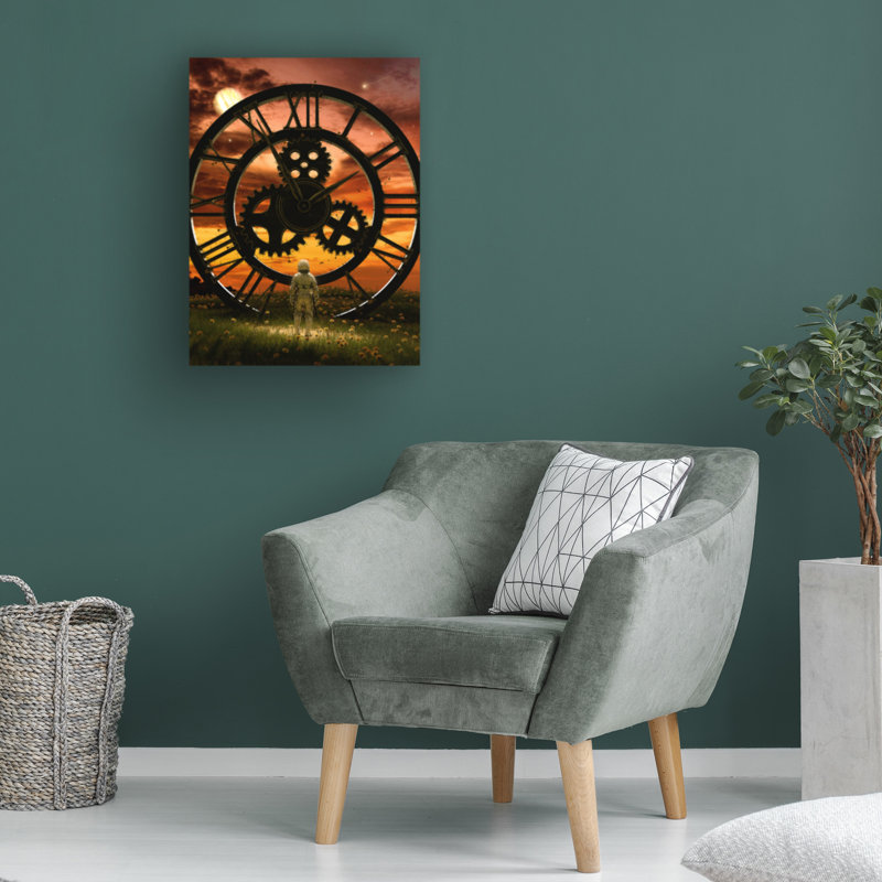Art sur toile «ologicole », H 19 po x l 14 po