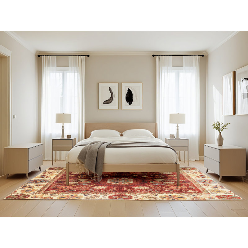Tapis abstrait moderne abstrait, Rectangle 5 pi x 8 pi