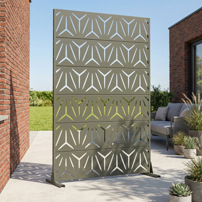 Privacy Screen Fence Panel Stylish Pattern
