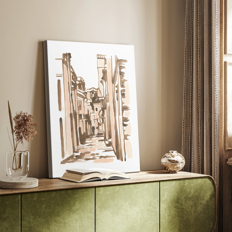 Blush Architecture Study VI - Gallery Cavas, H 36 po x l 24 po