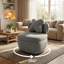 Upholstered Swivel Accent Chair-143198204