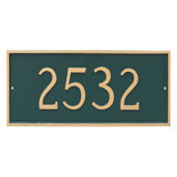 Classic 1-Line Wall Address Plaque