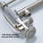 Commercial Kitchen Brushed Nickel Single Handle Faucet Pull Down Sprayer