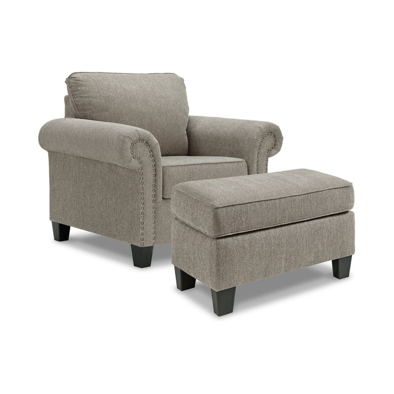 Fauteuil et repose-pieds Denegal