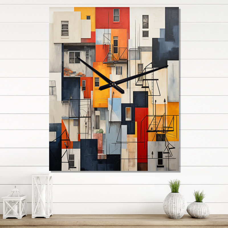 Horloges murales Devota - City Buildings, Moyen