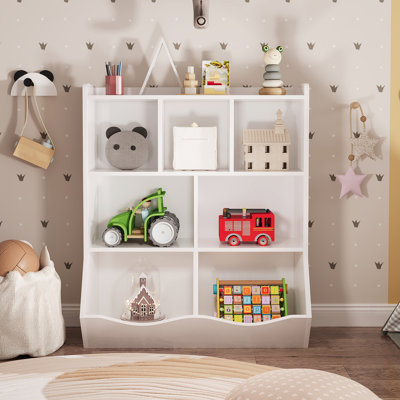 Three-Tier Bookshelf for Storage Books and Toys for Bedroom,Playroom and Nursery by Ophelia & Co.