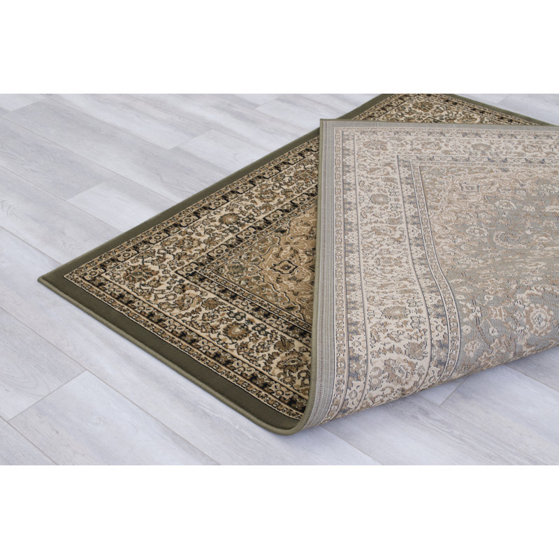 Oriental Area Rug in Green/Brown