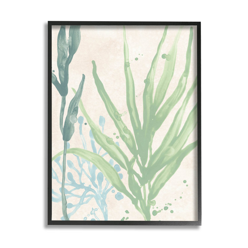 "Aquatic Seaweed Botanicals", estampe numérique par June Erica Vess, H 14 po x l 11 po x P 1,5 po