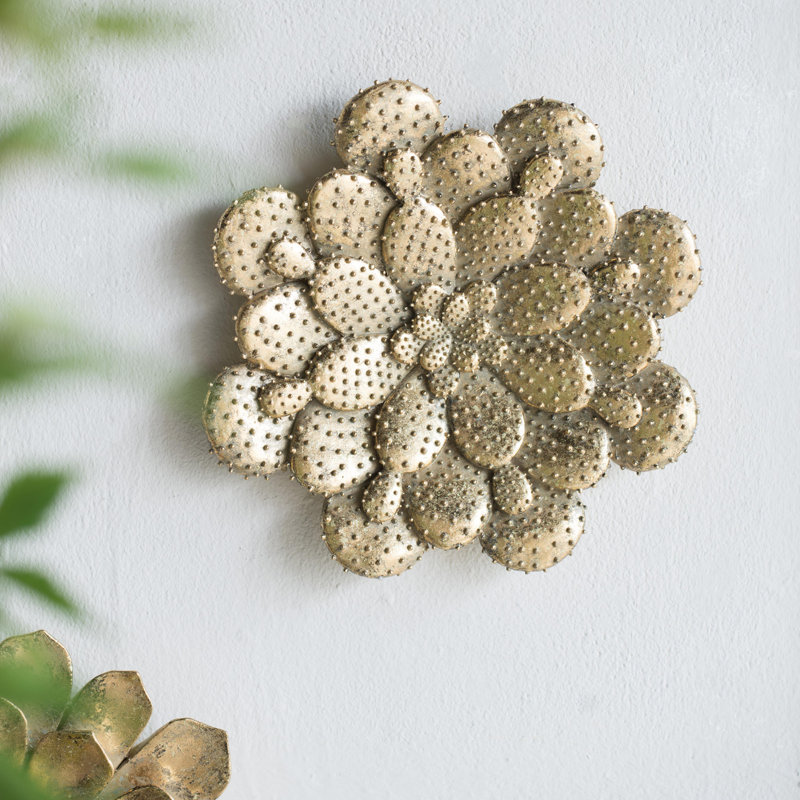 D10x1.6" Succulent Wall Plaque