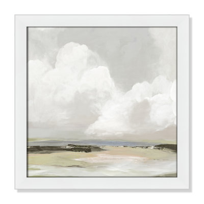 Soft Clouds - Picture Frame Painting Print