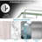 Shower Caddy Shelf Organizer Rack, Self Adhesive Black Bathroom Shelves Basket, Home Farmhouse Wall Inside Organization And Storage Decor Rv Accessories, First Camper Apartment Essentials-1251147484