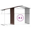 Brysin Garden Shed 277x279x179 cm Galvanised Steel-402864663
