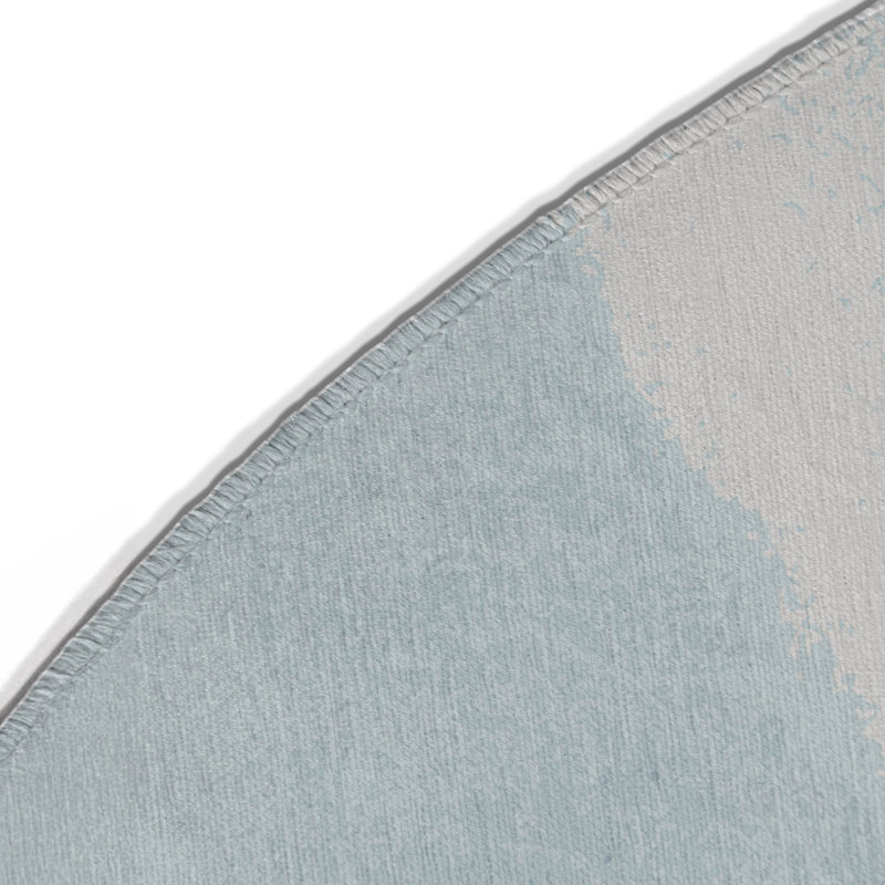 Tapis intérieur et extérieur Mist Blossom, Rond 5 pi