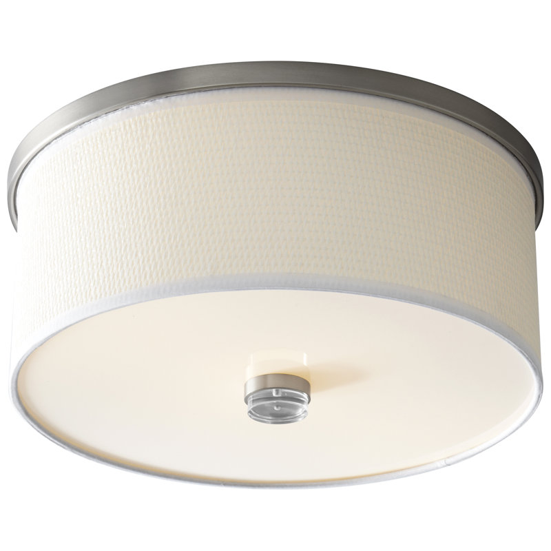 Plafonnier encastré 2 lumières Gash, H 4,25 po x l 13 po x P 13 po