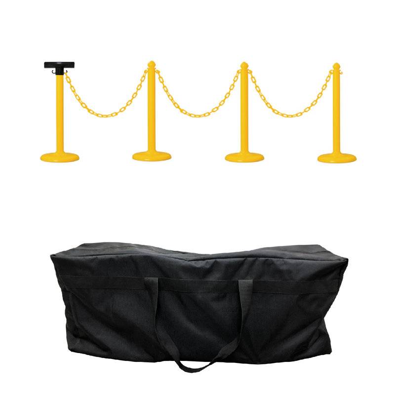 Ensemble de barrière de sécurité, Jaune