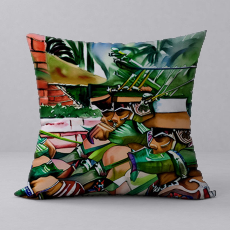 Reversible Throw Pillow
