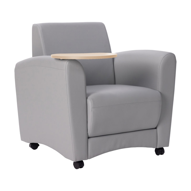 Chaise rembourrée Pro Series, Gris / grain d'érable