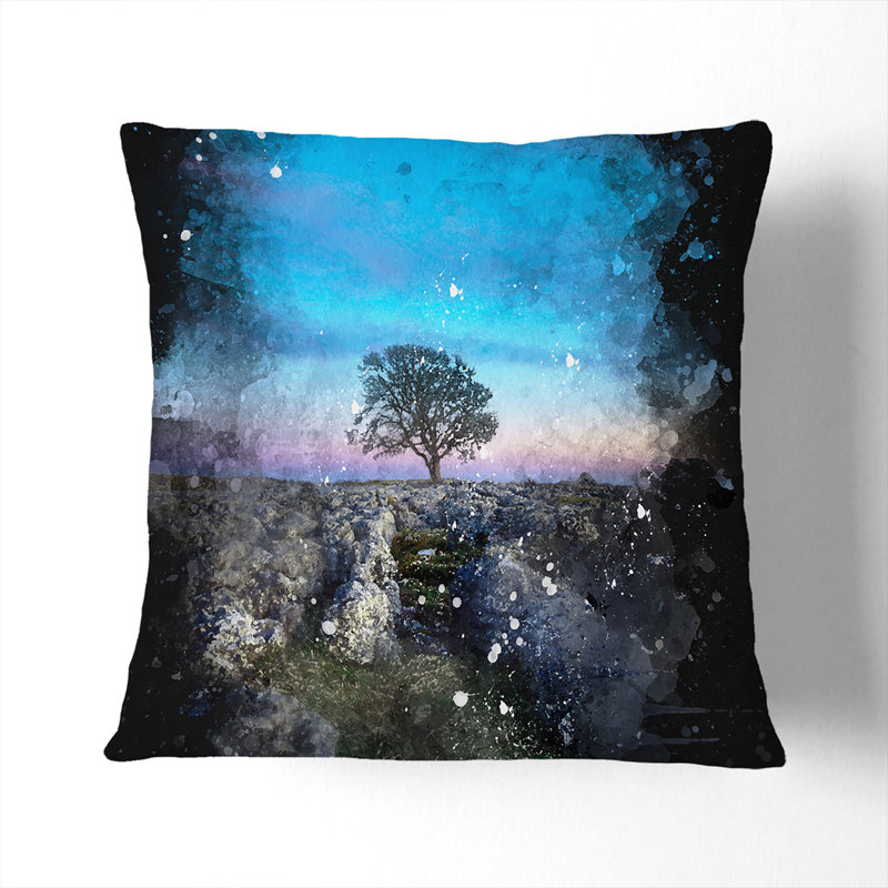 Square Throw Cushion, Black, 55cm H x 55cm W x 20cm D