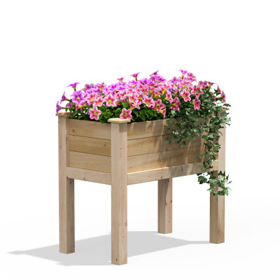 Greenes Fence Elevated Cedar Garden Bed