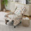 Fauteuil inclinable manuel à imprimé floral-1456641075