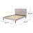 Cleother Upholstered Platform Bed-611970282-611970283