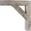 Support de style campagne rétro l 3 1/2 po x P 10 po x H 12 po, collection Barnwood Decor, blanc craie-29095402-29095406