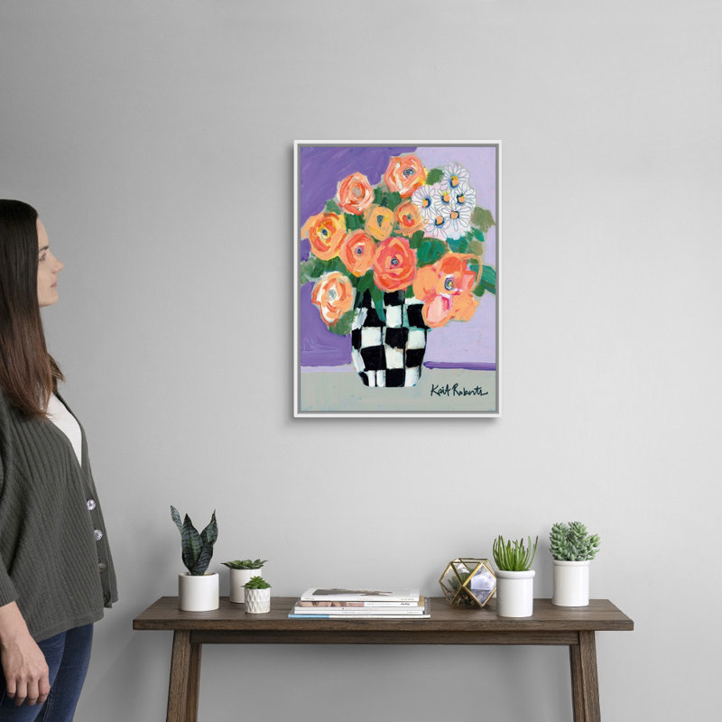 Reproduction d’art sur toile, "When upon a Dream" par Kait Roberts, H 26 po x l 20 po x P 1,75 po, Toile blanche encadrée