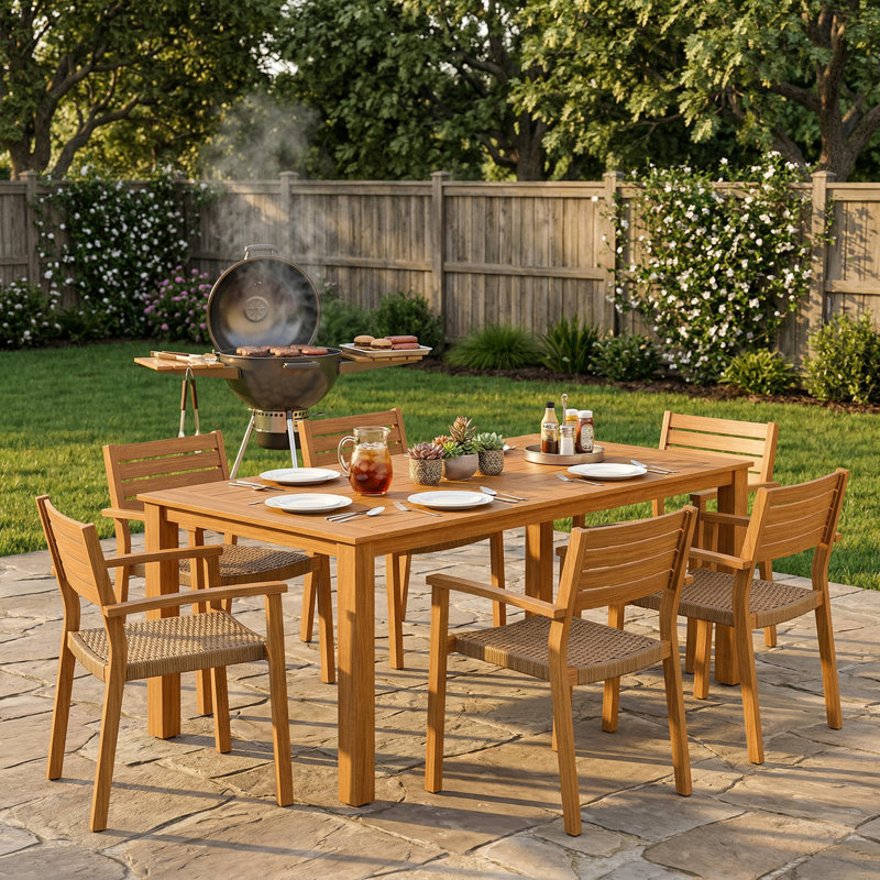 71" Full-Size Outdoor Dining Table