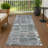Machine Washable Indoor/Outdoor Molewski ACN2349 Abstract Rug-1816830957