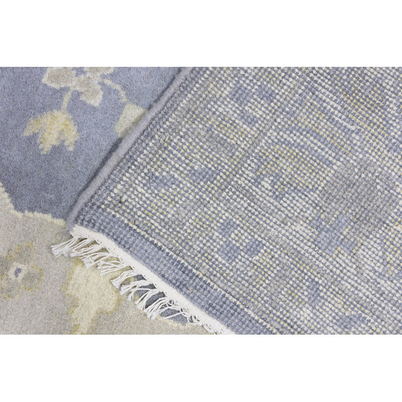 Tapis oriental gris Oushak 10X14 Ogata